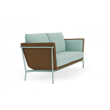 Lloyd Flanders™ Solstice Sofa  - Hickory, Sea Glass