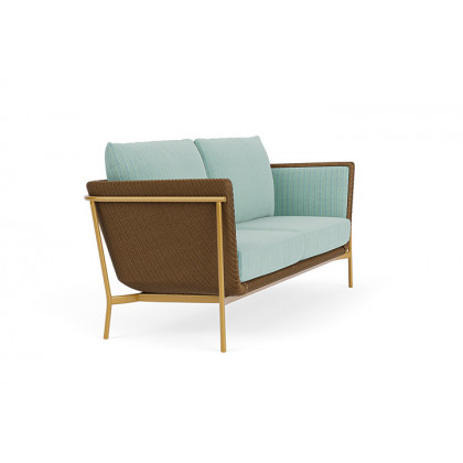 Lloyd Flanders™ Solstice Sofa  - Hickory, Metallic Gold