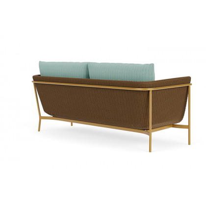 Lloyd Flanders™ Solstice Sofa  - Hickory, Metallic Gold