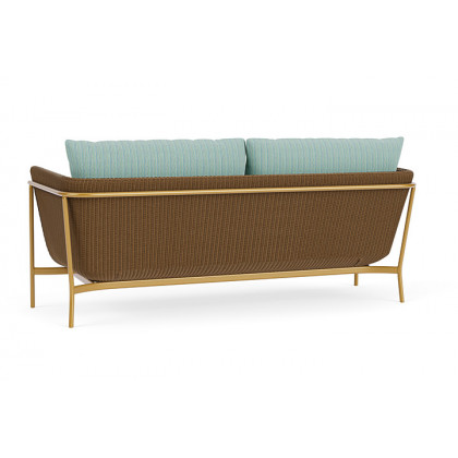 Lloyd Flanders™ Solstice Sofa  - Hickory, Metallic Gold