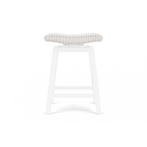 Lloyd Flanders™ Loom Swivel Counter Stool - White