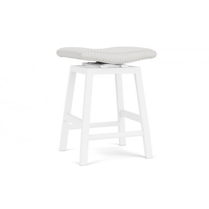 Lloyd Flanders™ Loom Swivel Counter Stool - Matte White