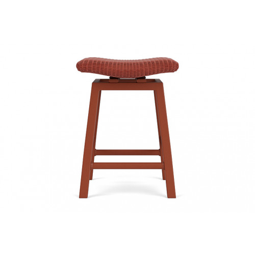 Lloyd Flanders™ Loom Swivel Counter Stool - Terracotta
