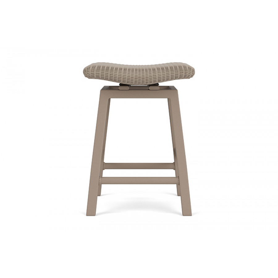 Lloyd Flanders™ Loom Swivel Counter Stool - French Beige
