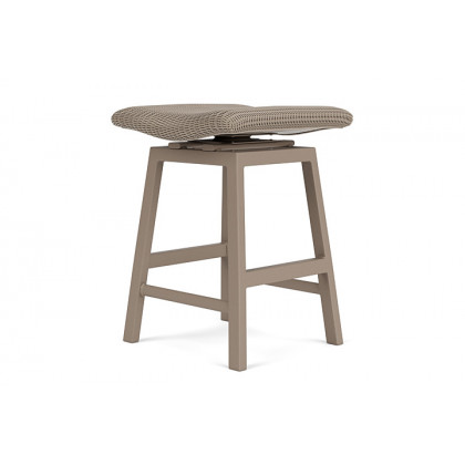 Lloyd Flanders™ Loom Swivel Counter Stool - French Beige