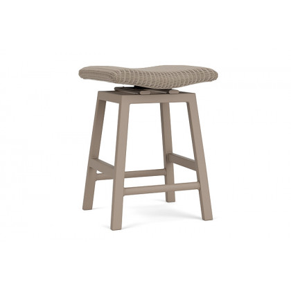 Lloyd Flanders™ Loom Swivel Counter Stool - French Beige