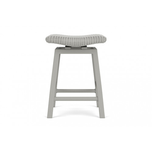Lloyd Flanders™ Loom Swivel Counter Stool - Platinum