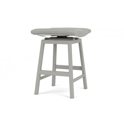 Lloyd Flanders™ Loom Swivel Counter Stool - Platinum