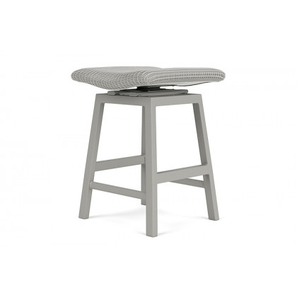Lloyd Flanders™ Loom Swivel Counter Stool - Platinum