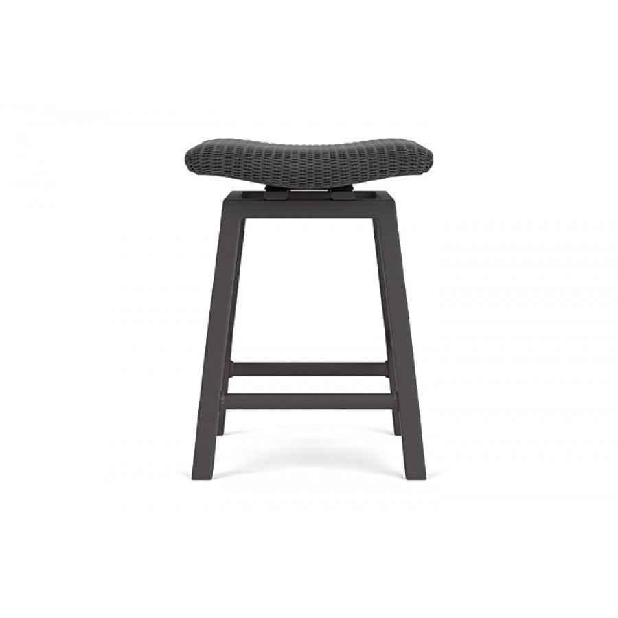Lloyd Flanders™ Loom Swivel Counter Stool - Charcoal