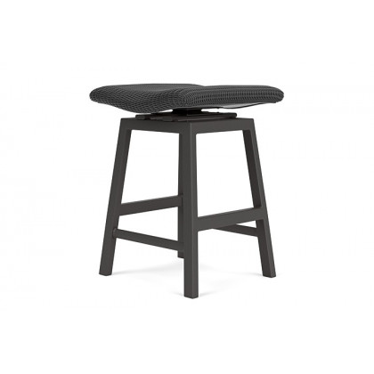 Lloyd Flanders™ Loom Swivel Counter Stool - Charcoal