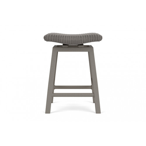 Lloyd Flanders™ Loom Swivel Counter Stool - Pewter