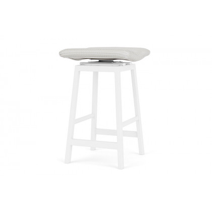 Lloyd Flanders™ Loom Swivel Bar Stool - Matte White