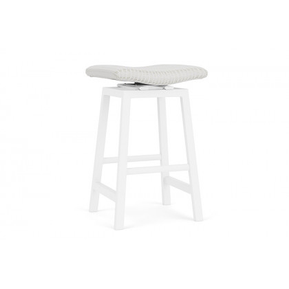 Lloyd Flanders™ Loom Swivel Bar Stool - Matte White