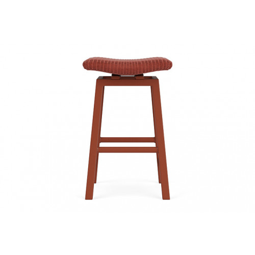 Lloyd Flanders™ Loom Swivel Bar Stool - Terracotta