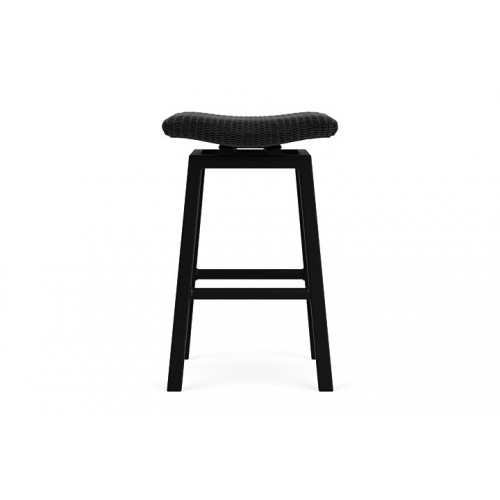 Lloyd Flanders™ Loom Swivel Bar Stool - Ebony