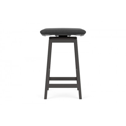 Lloyd Flanders™ Loom Swivel Bar Stool - Charcoal