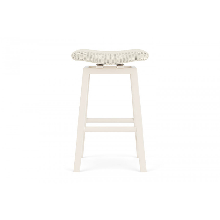 Lloyd Flanders™ Loom Swivel Bar Stool - Ivory