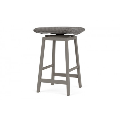 Lloyd Flanders™ Loom Swivel Bar Stool - Pewter