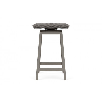 Lloyd Flanders™ Loom Swivel Bar Stool - Pewter