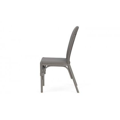 Lloyd Flanders™ Loom Bistro Chair - Pewter