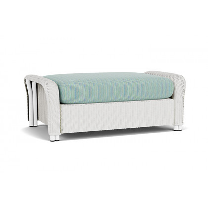 Lloyd Flanders™ Reflections Large Ottoman - Matte White