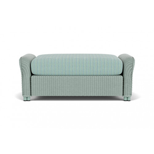 Lloyd Flanders™ Reflections Large Ottoman - Sea Glass