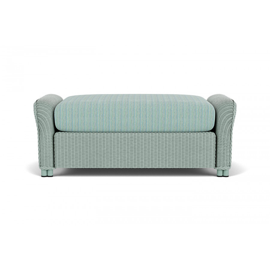 Lloyd Flanders™ Reflections Large Ottoman - Sea Glass