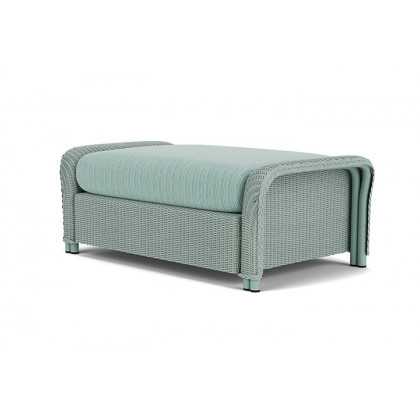 Lloyd Flanders™ Reflections Large Ottoman - Sea Glass