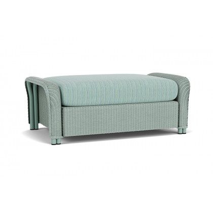 Lloyd Flanders™ Reflections Large Ottoman - Sea Glass