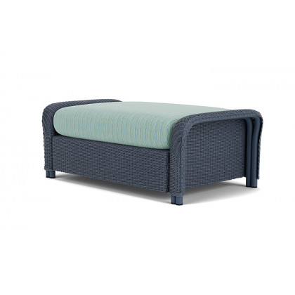 Lloyd Flanders™ Reflections Large Ottoman - Denim Blue