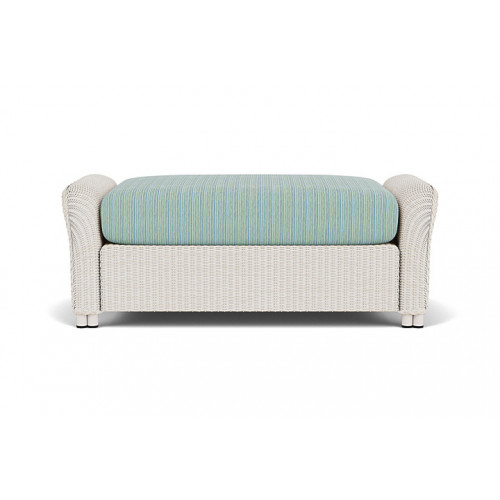 Lloyd Flanders™ Reflections Large Ottoman - Antique White