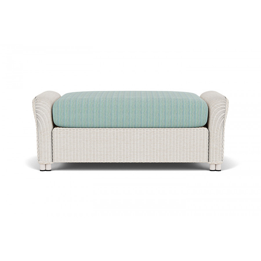 Lloyd Flanders™ Reflections Large Ottoman - Antique White