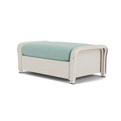 Lloyd Flanders™ Reflections Large Ottoman - Antique White