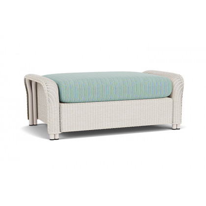 Lloyd Flanders™ Reflections Large Ottoman - Antique White
