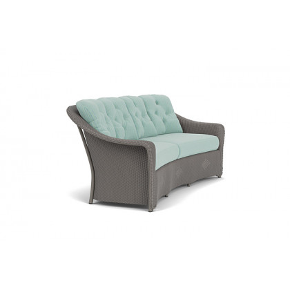 Lloyd Flanders™ Reflections Crescent Sofa - Pewter
