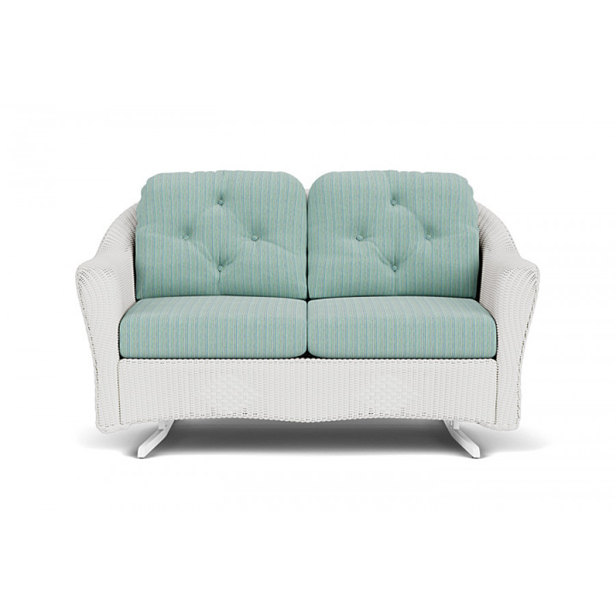 Lloyd Flanders™ Reflections Loveseat Glider - Matte White