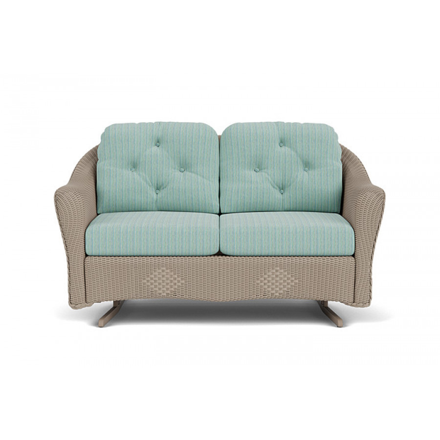 Lloyd Flanders™ Reflections Loveseat Glider - French Beige