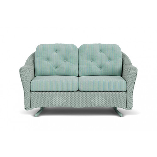 Lloyd Flanders™ Reflections Loveseat Glider - Sea Glass