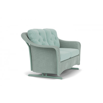 Lloyd Flanders™ Reflections Loveseat Glider - Sea Glass