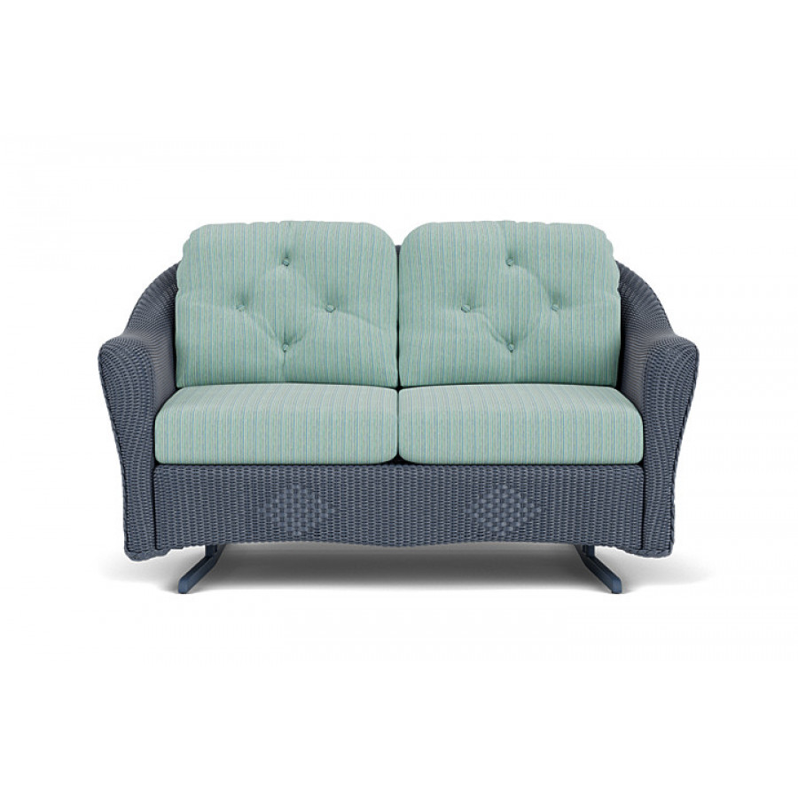 Lloyd Flanders™ Reflections Loveseat Glider - Denim Blue