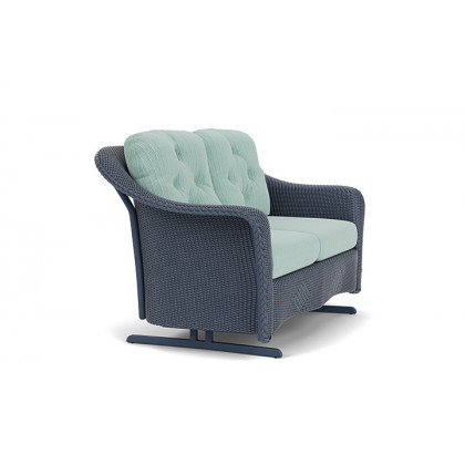 Lloyd Flanders™ Reflections Loveseat Glider - Denim Blue