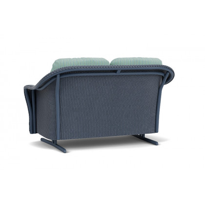 Lloyd Flanders™ Reflections Loveseat Glider - Denim Blue