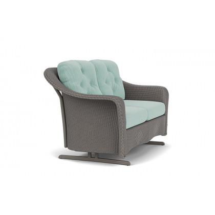 Lloyd Flanders™ Reflections Loveseat Glider - Pewter