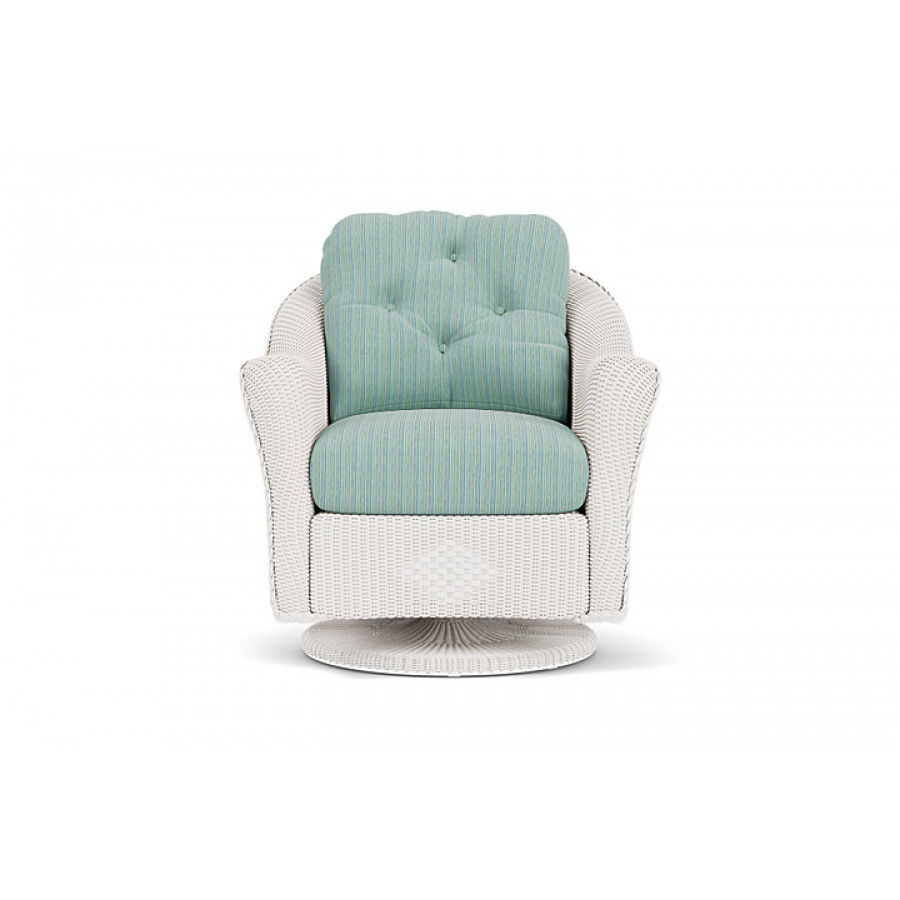 Lloyd Flanders™ Reflections Swivel Rocker Lounge Chair - White