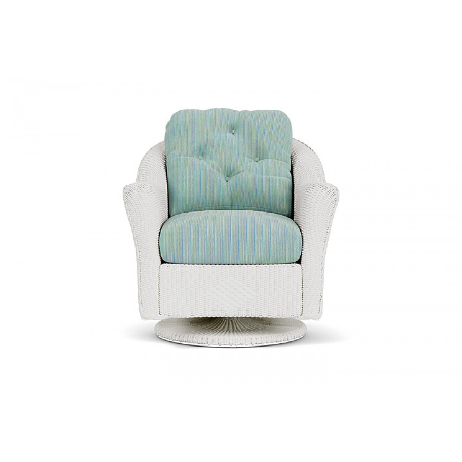 Lloyd Flanders™ Reflections Swivel Rocker Lounge Chair - Matte White
