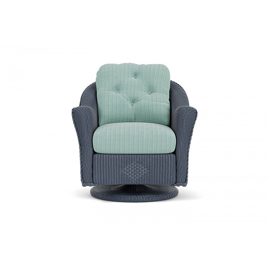 Lloyd Flanders™ Reflections Swivel Rocker Lounge Chair - Denim Blue