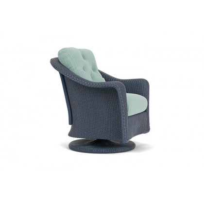 Lloyd Flanders™ Reflections Swivel Rocker Lounge Chair - Denim Blue