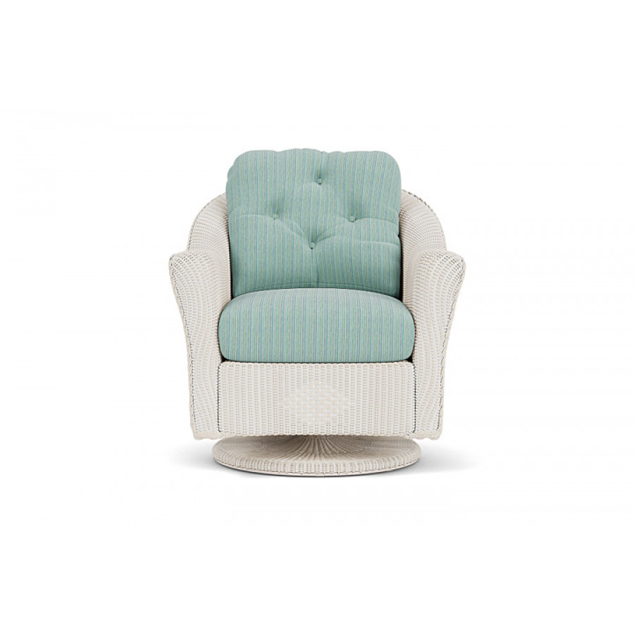 Lloyd Flanders™ Reflections Swivel Rocker Lounge Chair - Antique White