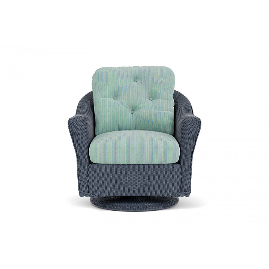 Lloyd Flanders™ Reflections Swivel Glider Lounge Chair - Denim Blue